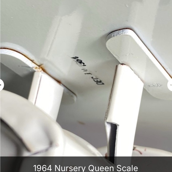 1964 Nurser Queen Baby Scale – 30LB Capacity – Vintage Kitchen & Nursery Scale. - Picture 10 of 10